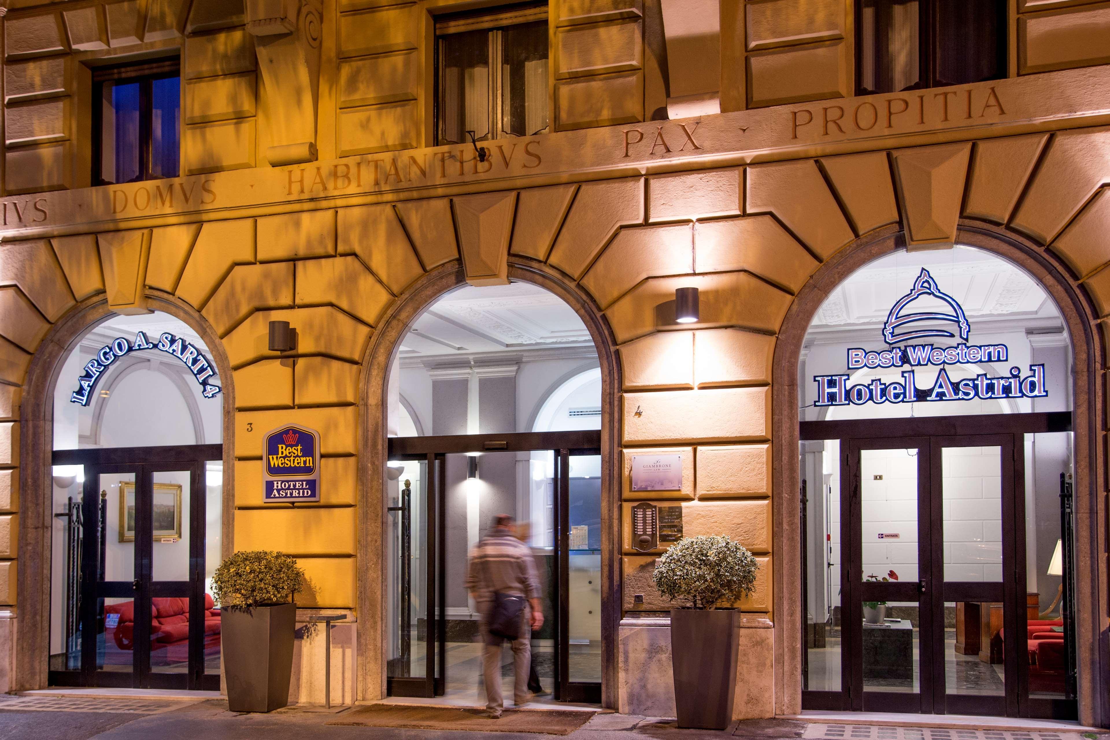 Best Western Hotel Astrid Roma Exterior foto